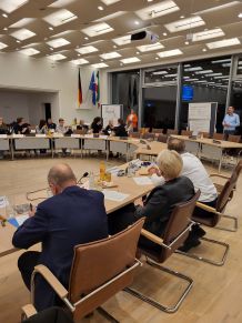 Verwaltungsspitze bei der Sitzung des Kreisjugendkonferenz am 09.11.2023